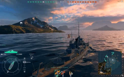 『World of Warships』βテストプレイレポートのプレイ画面6