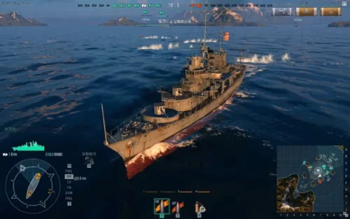 『World of Warships』βテストプレイレポートのプレイ画面7
