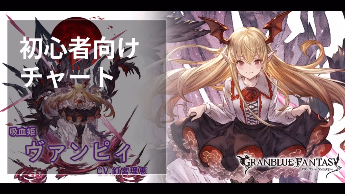 『グランブルーファンタジー』の初心者向けチャートのアイキャッチ